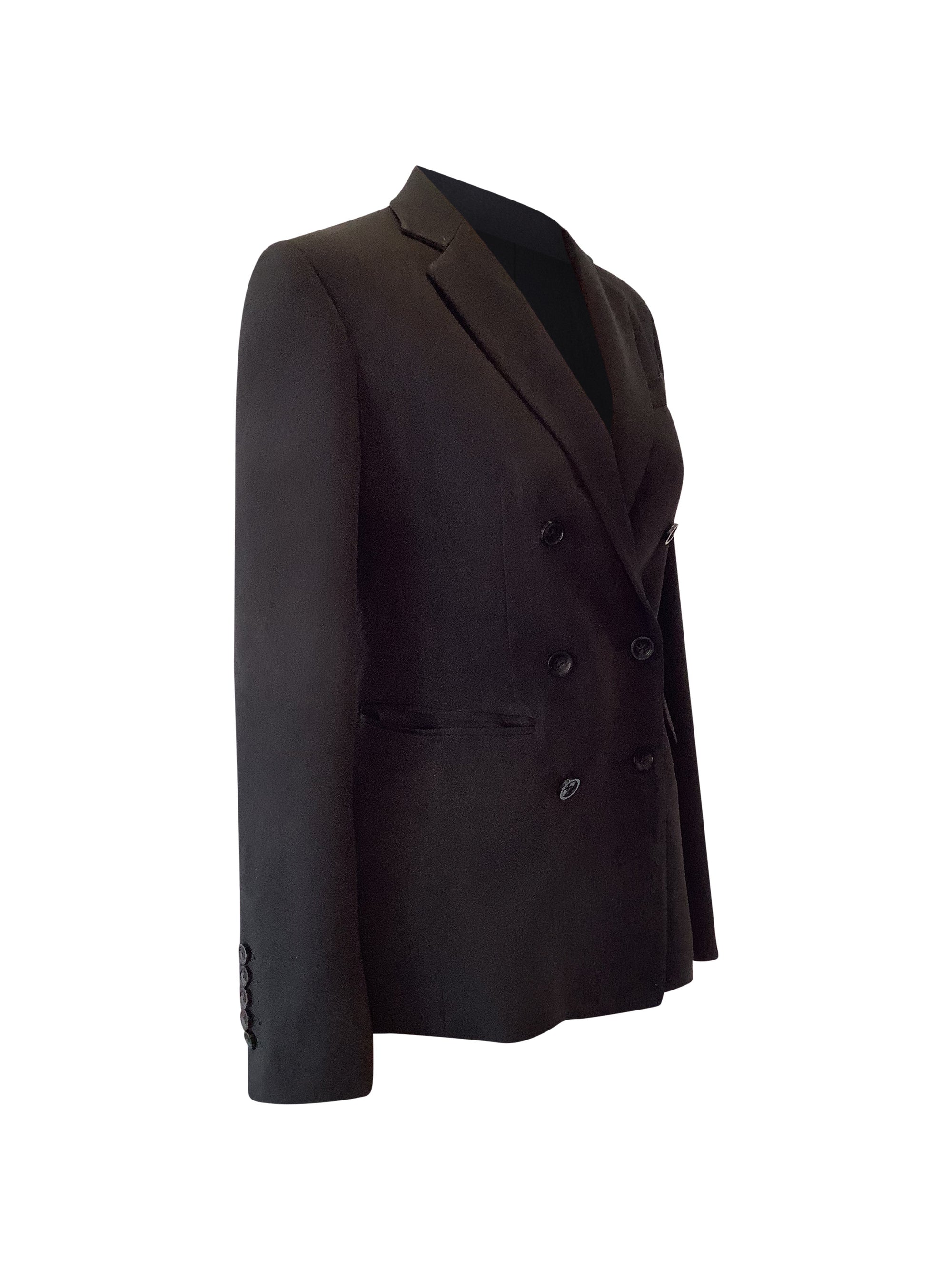 BACK ORDERED Black - Double Breasted Blazer