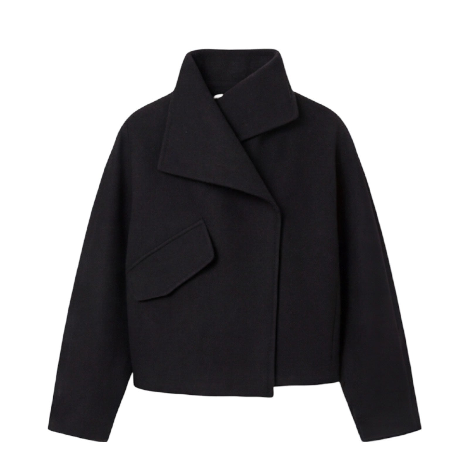 The Calder Cropped Wool Jacket