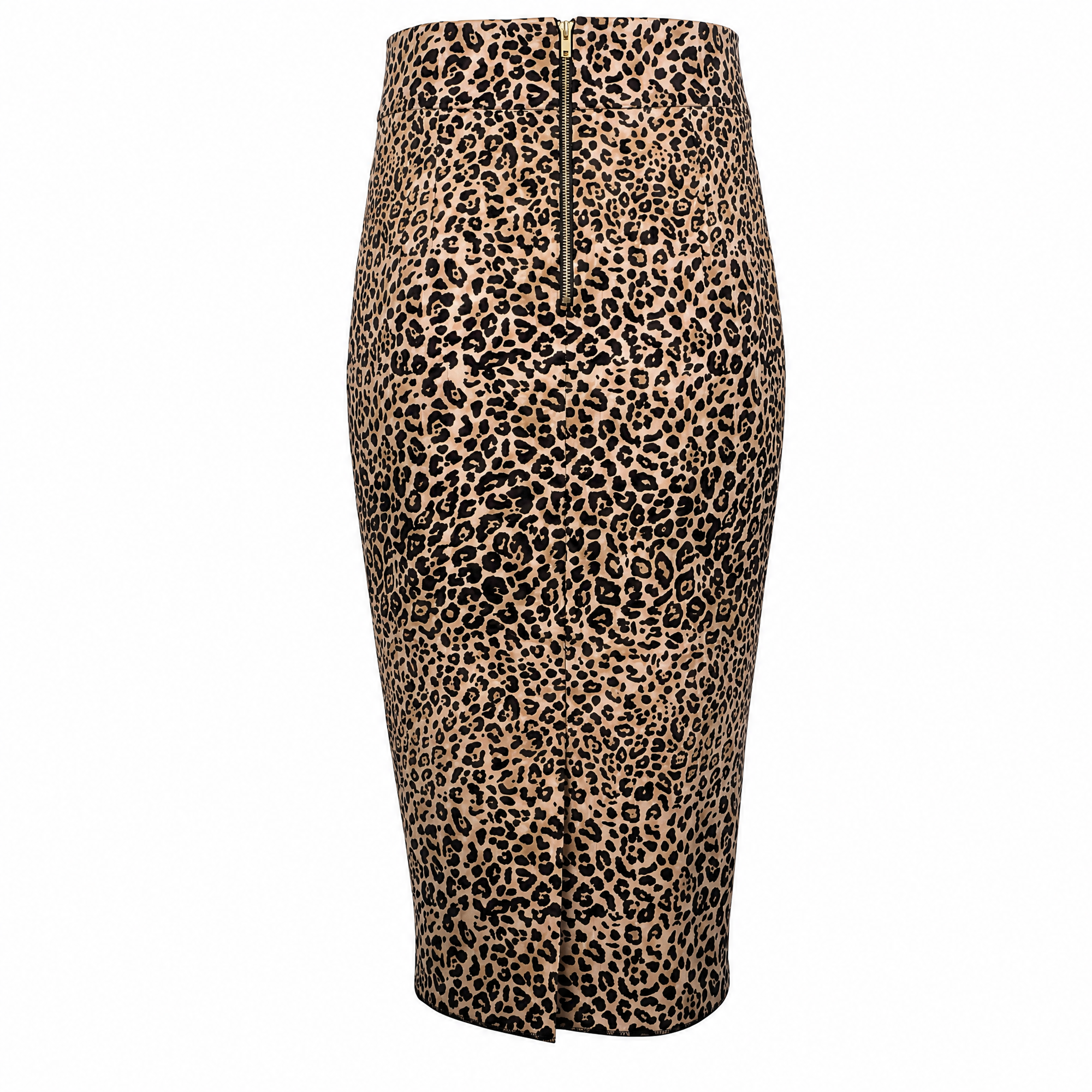 Classic Stretch Pencil Skirt - Refined Leopard
