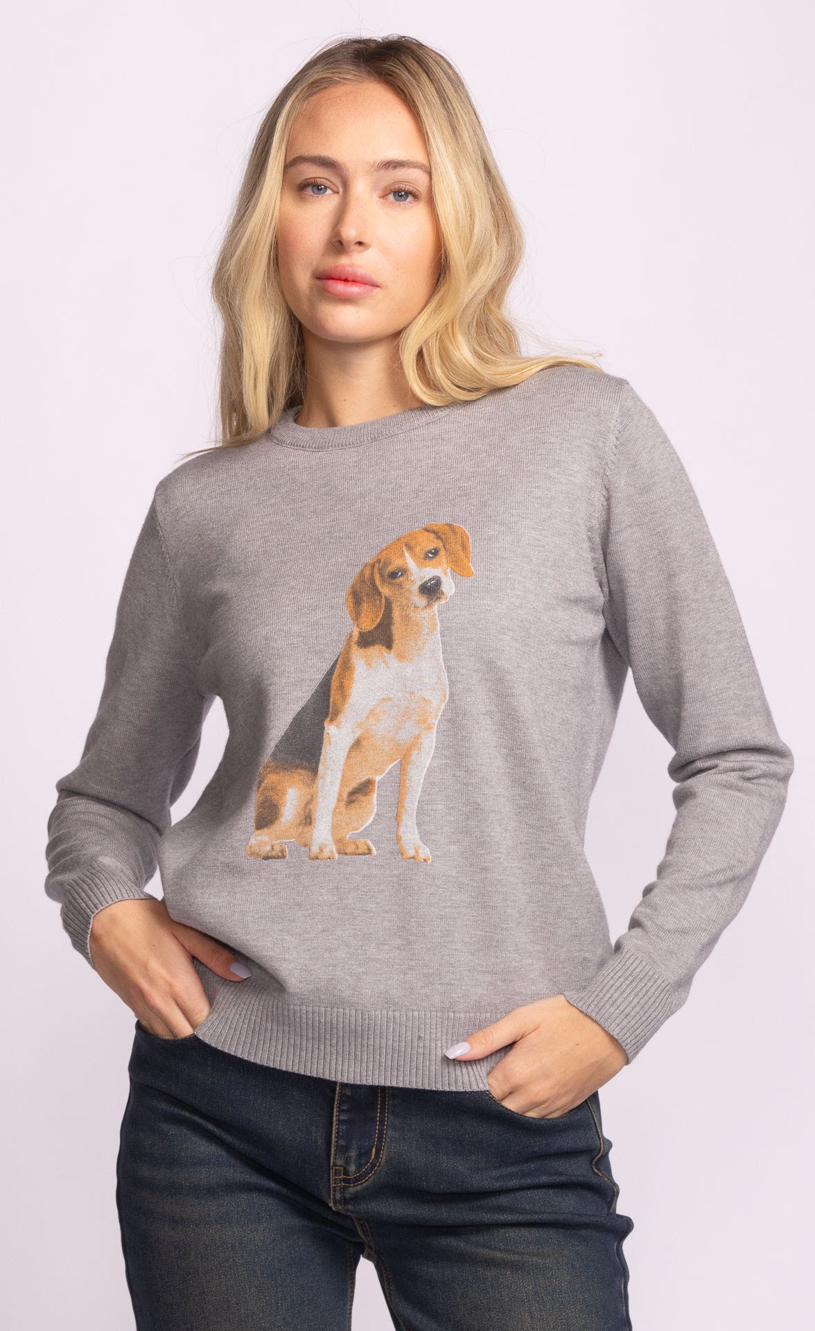 Beagle Sweater, Millie_Pink_martini