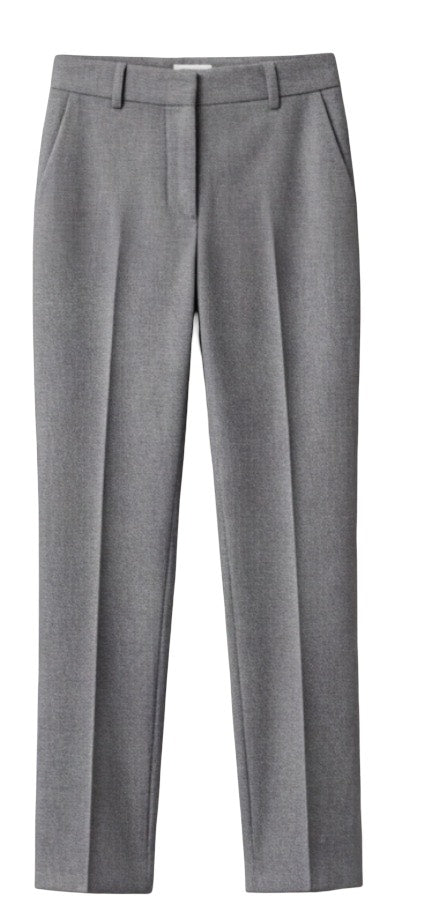 Mid Rise Trousers - Straight & Slim