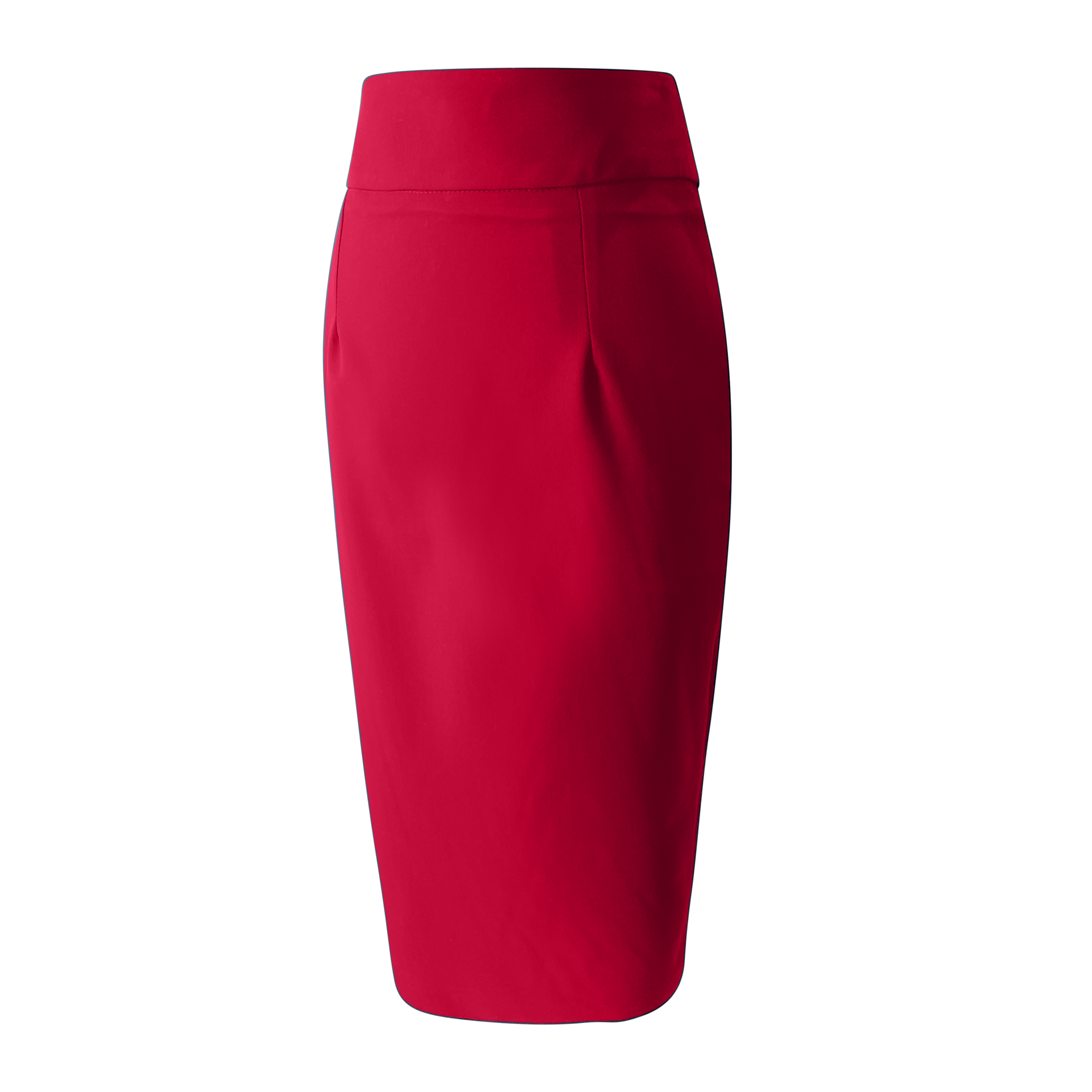 Pencil Skirt Red