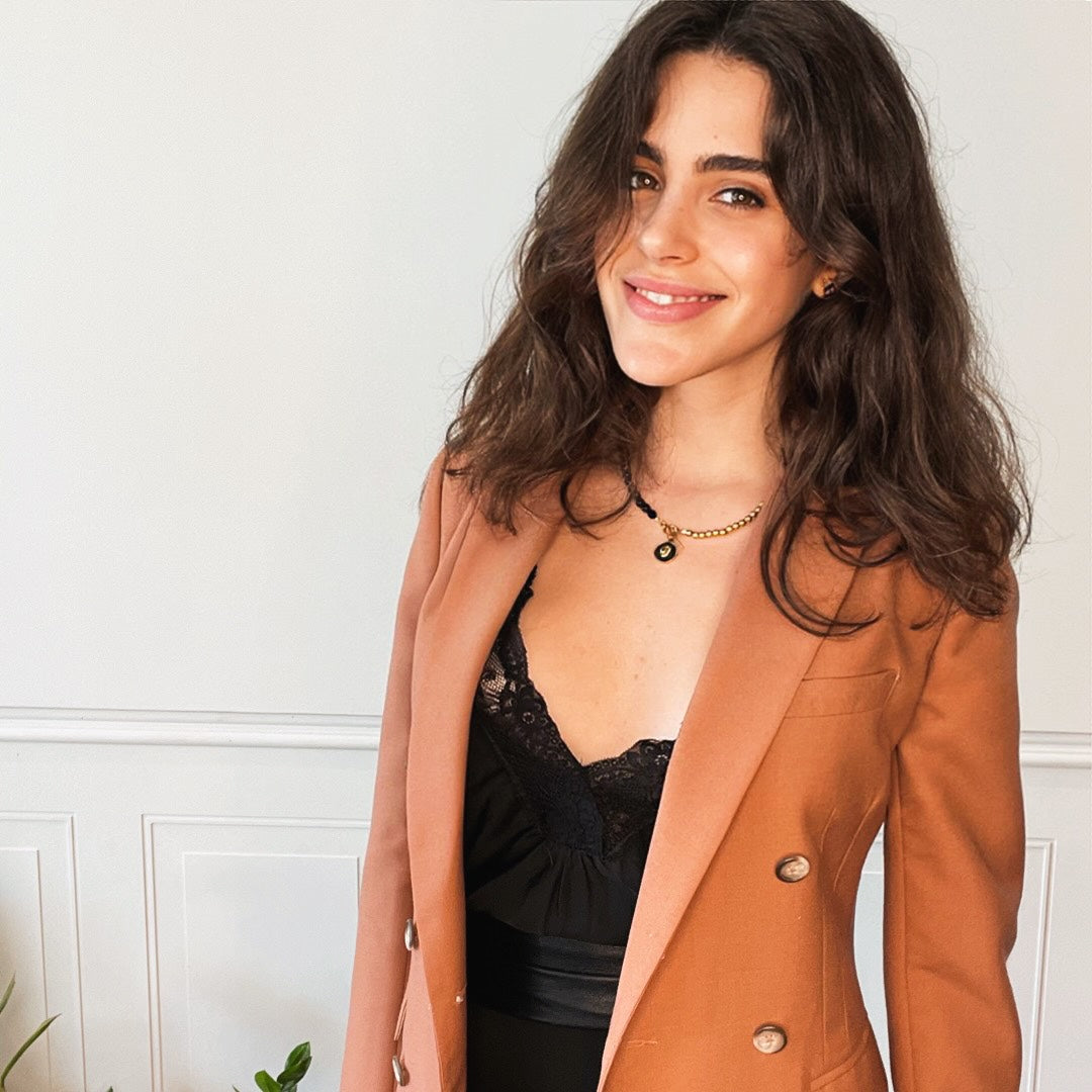Blush Coral - Double Breasted Blazer