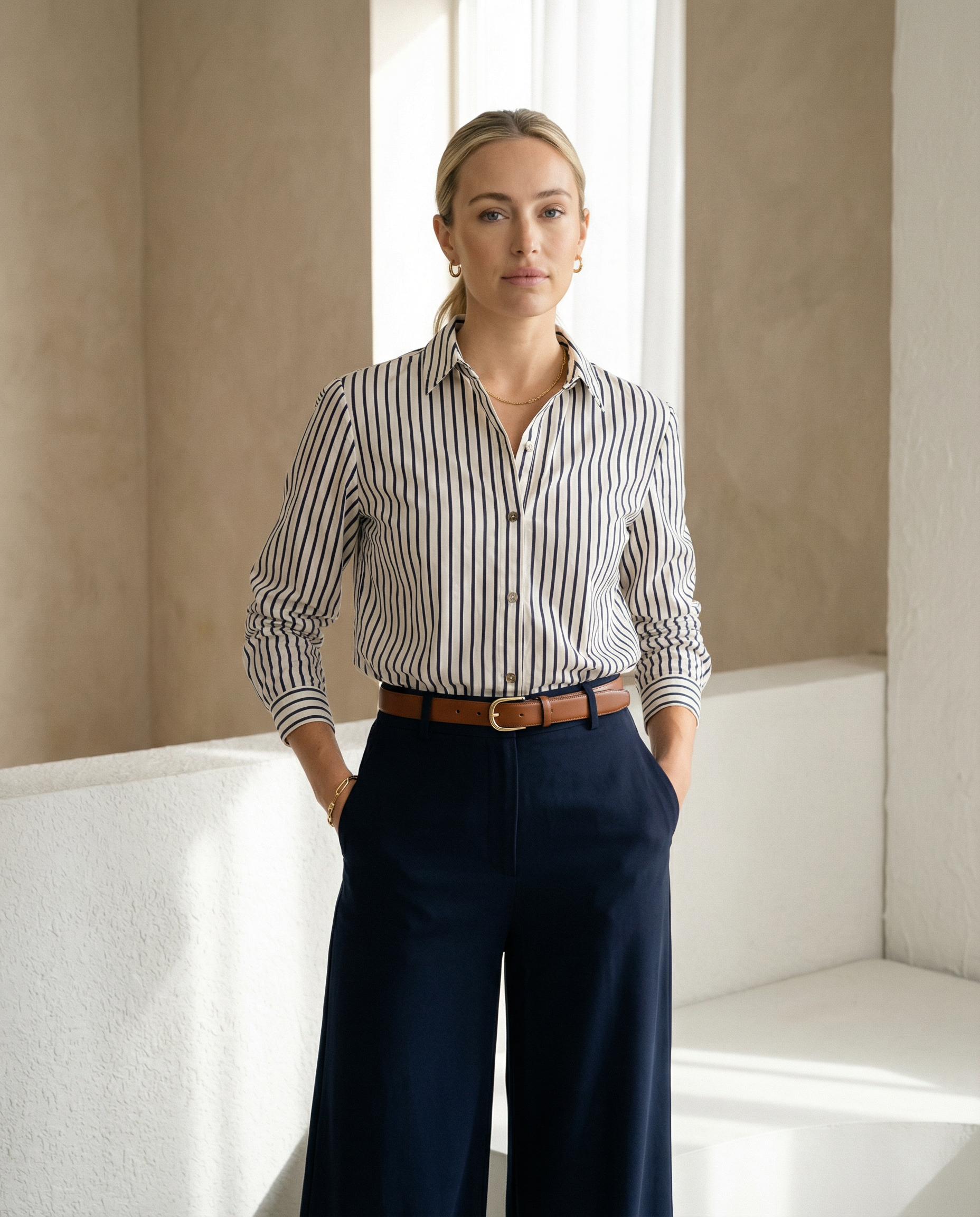 Sapphire Button Down By Pink Martini