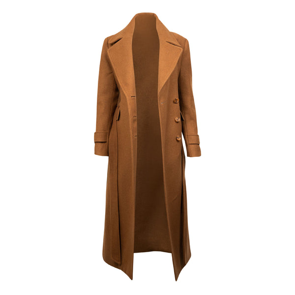 Tatijana’s Trench Wrap Coat -Camel